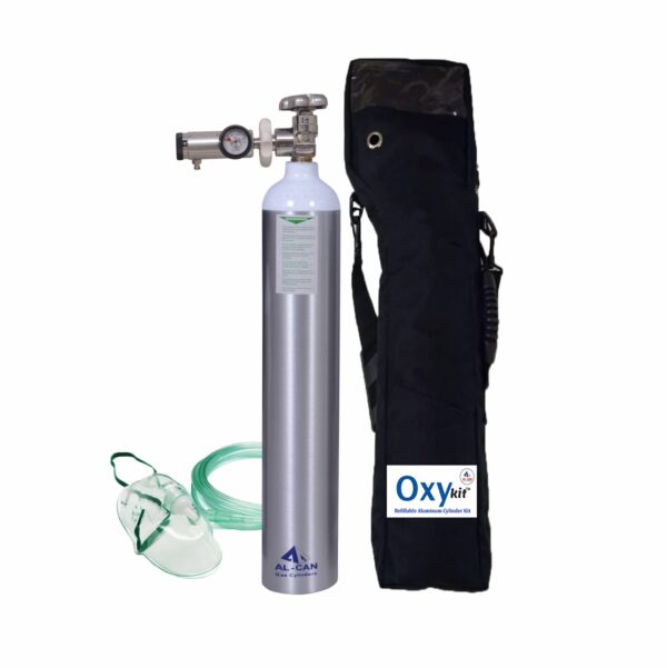 OxyKit Portable Refillable Oxygen Cylinder Kit